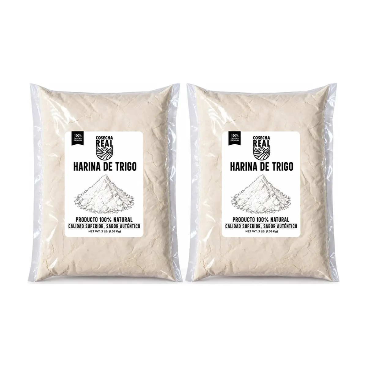 Harina de trigo Cosecha Real (2 x 1.36 kg / 3 lb)