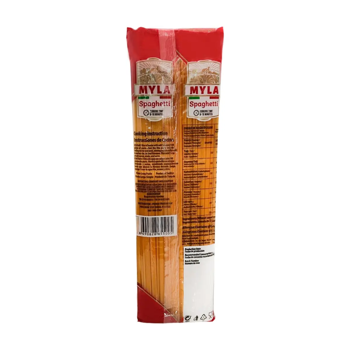 Espaguetis Myla (500 g / 1.1 lb) - Miniatura 2