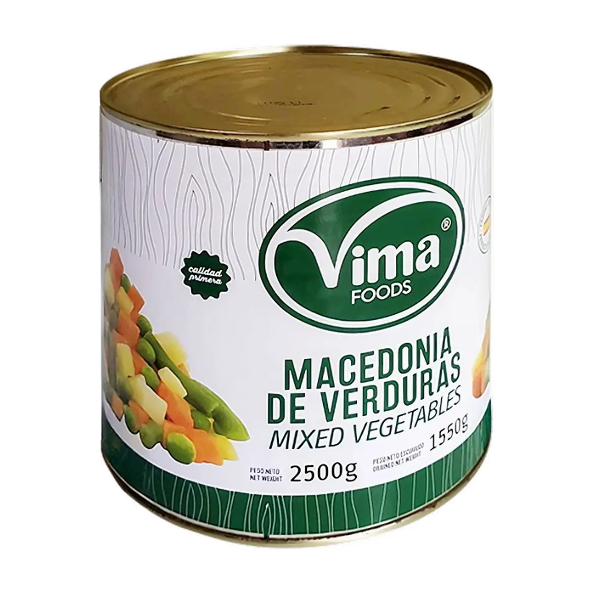 Macedonia de verduras Vima Foods (2.5 kg / 5.51 lb)