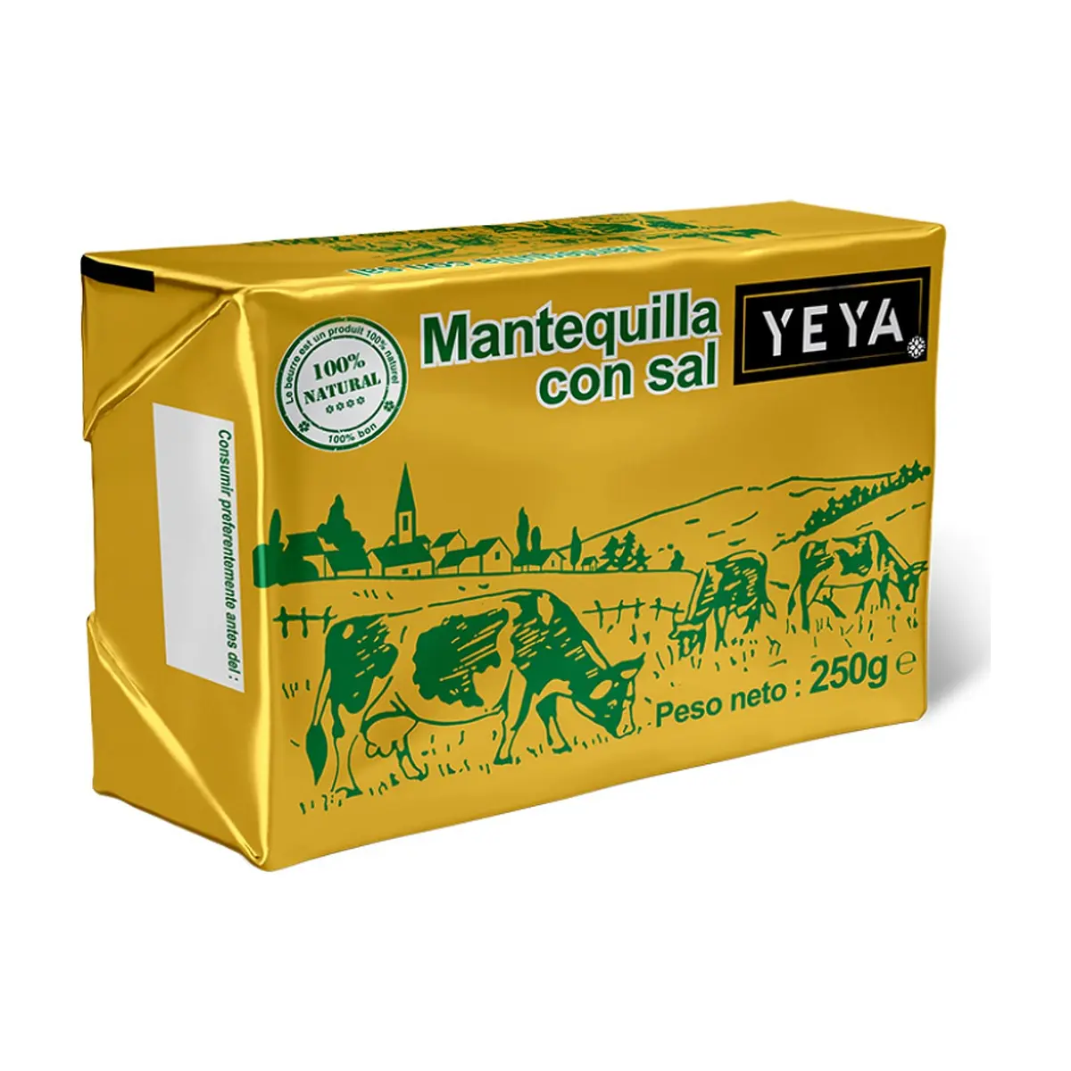 Mantequilla con sal YEYA (250 g / 8.81 oz)