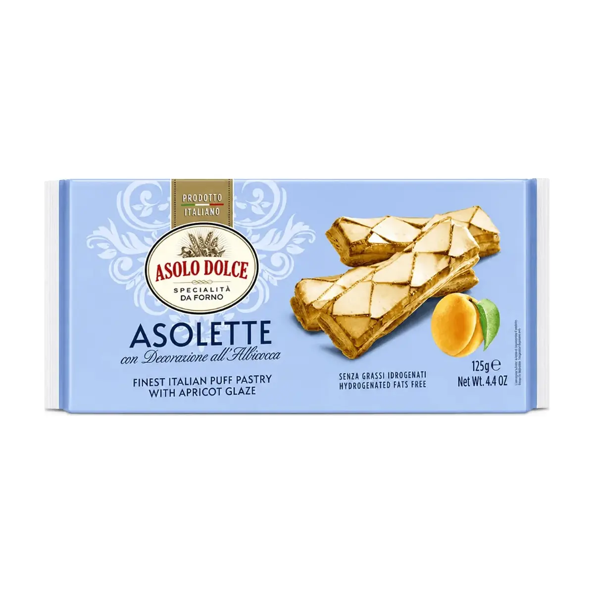 Dulce de hojaldre glaseado de albaricoque - Imagen 1