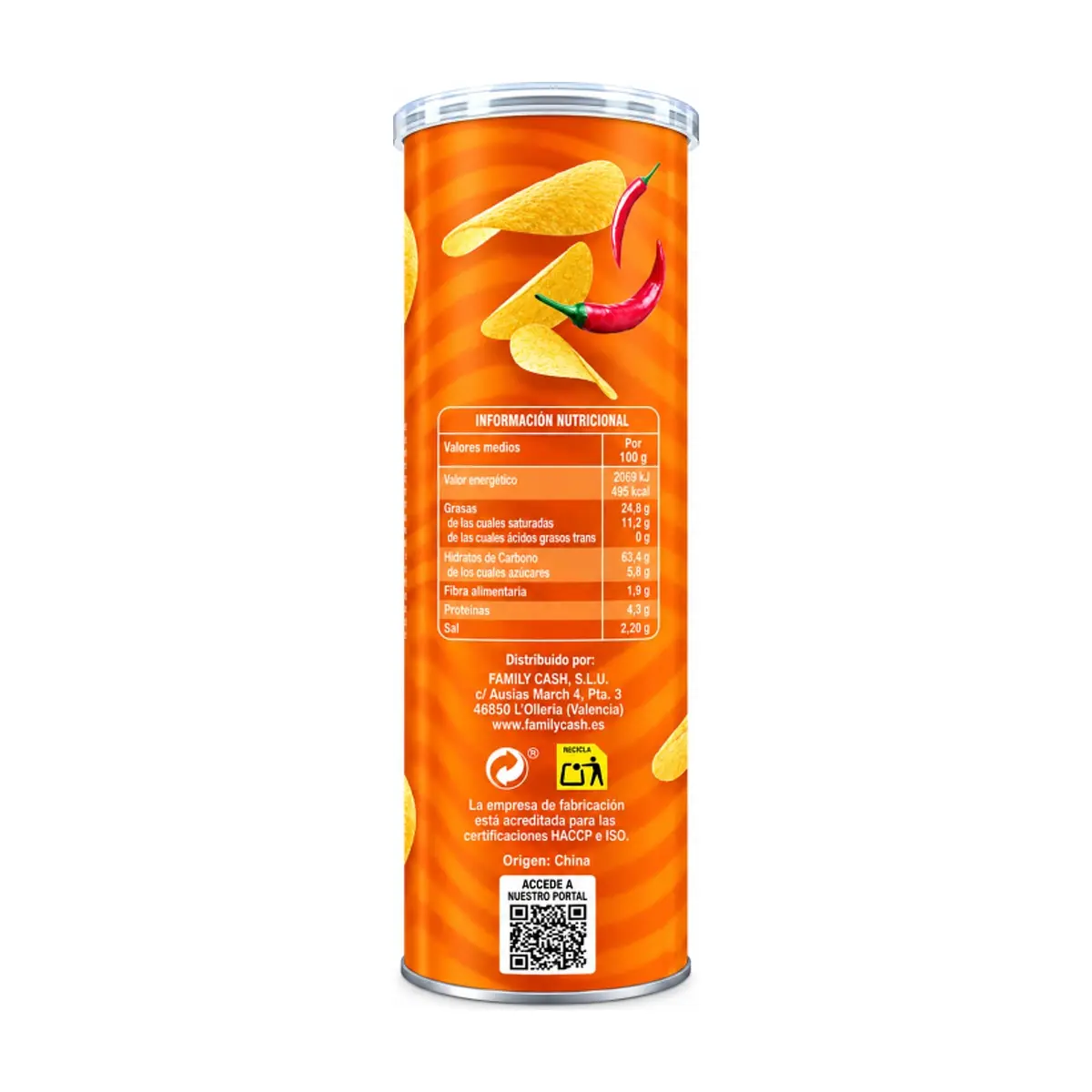 Papas sabor paprika Family (160 g / 5.65 oz) - Miniatura 2