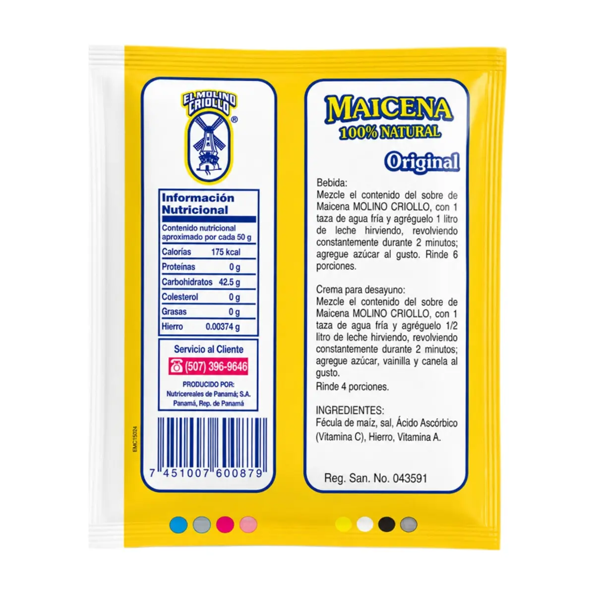 Maicena 100% natural El Molino Criollo (50 g / 1.76 oz) - Thumbnail 2