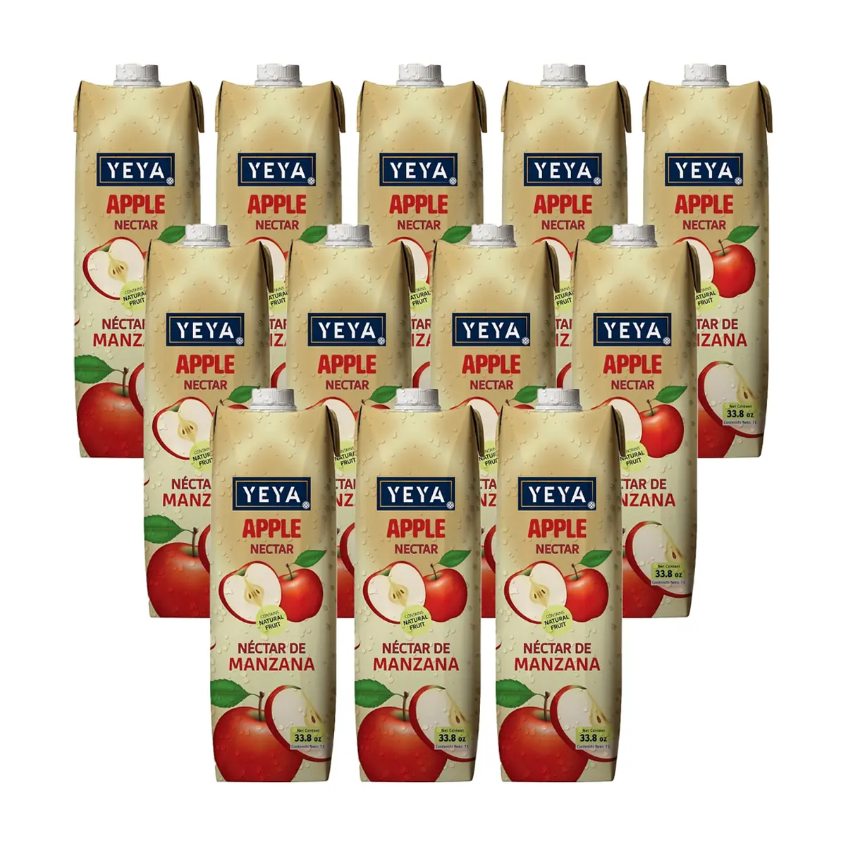 Néctar de manzana YEYA ( 12 x 1 L / 33.8 fl oz)
