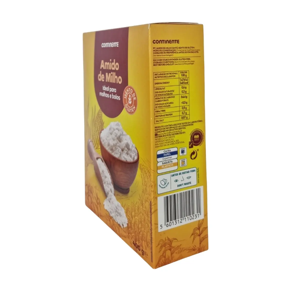 Almidón de maíz sin gluten Continente (400 g / 14.11 oz) - Thumbnail 2