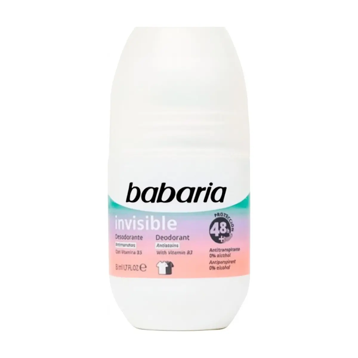 Desodorante Rollon Invisible (50ml) BABARIA