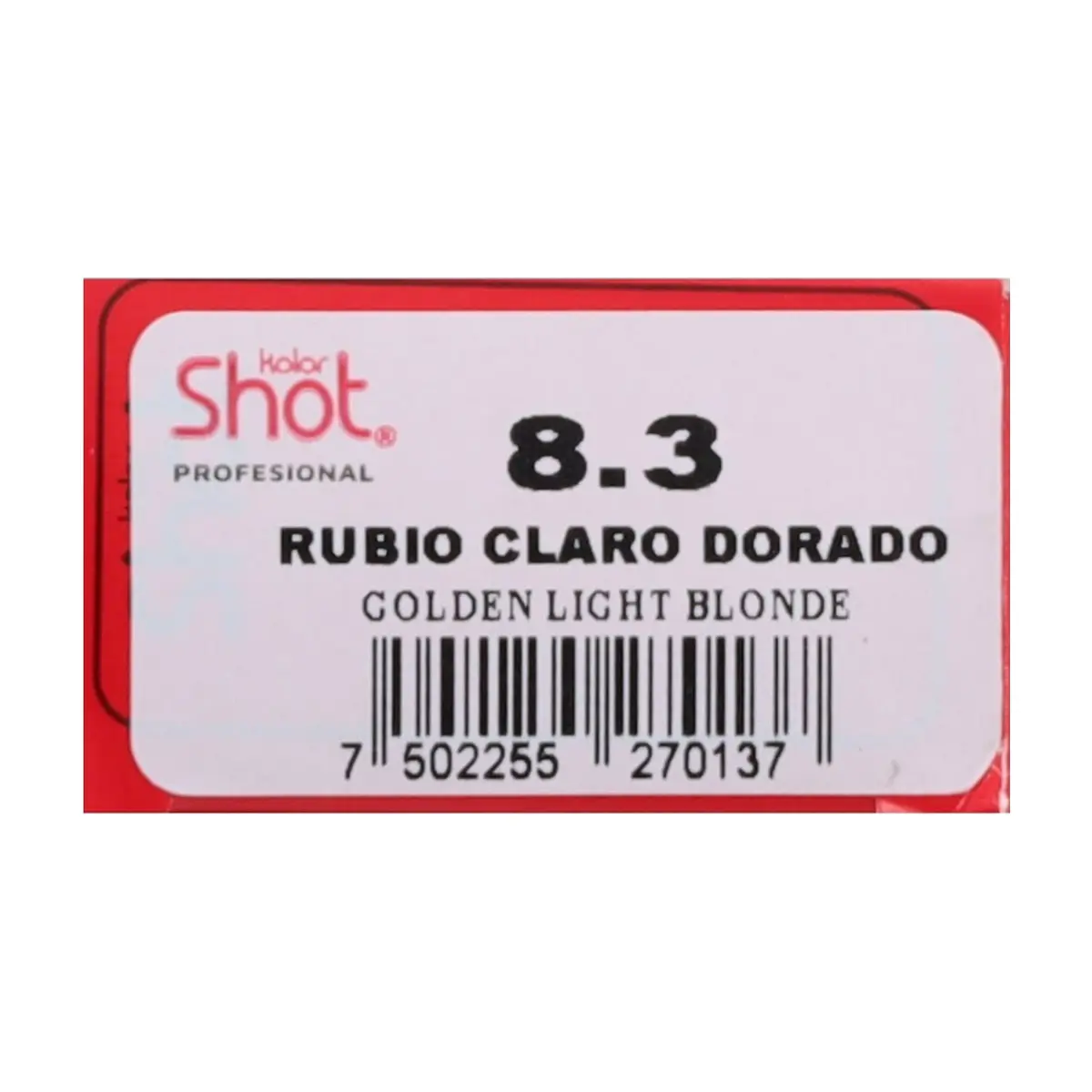 Tinte en crema rubio claro dorado Kolor Shot 8.3 (90 g / 3.17 oz) - Thumbnail 8