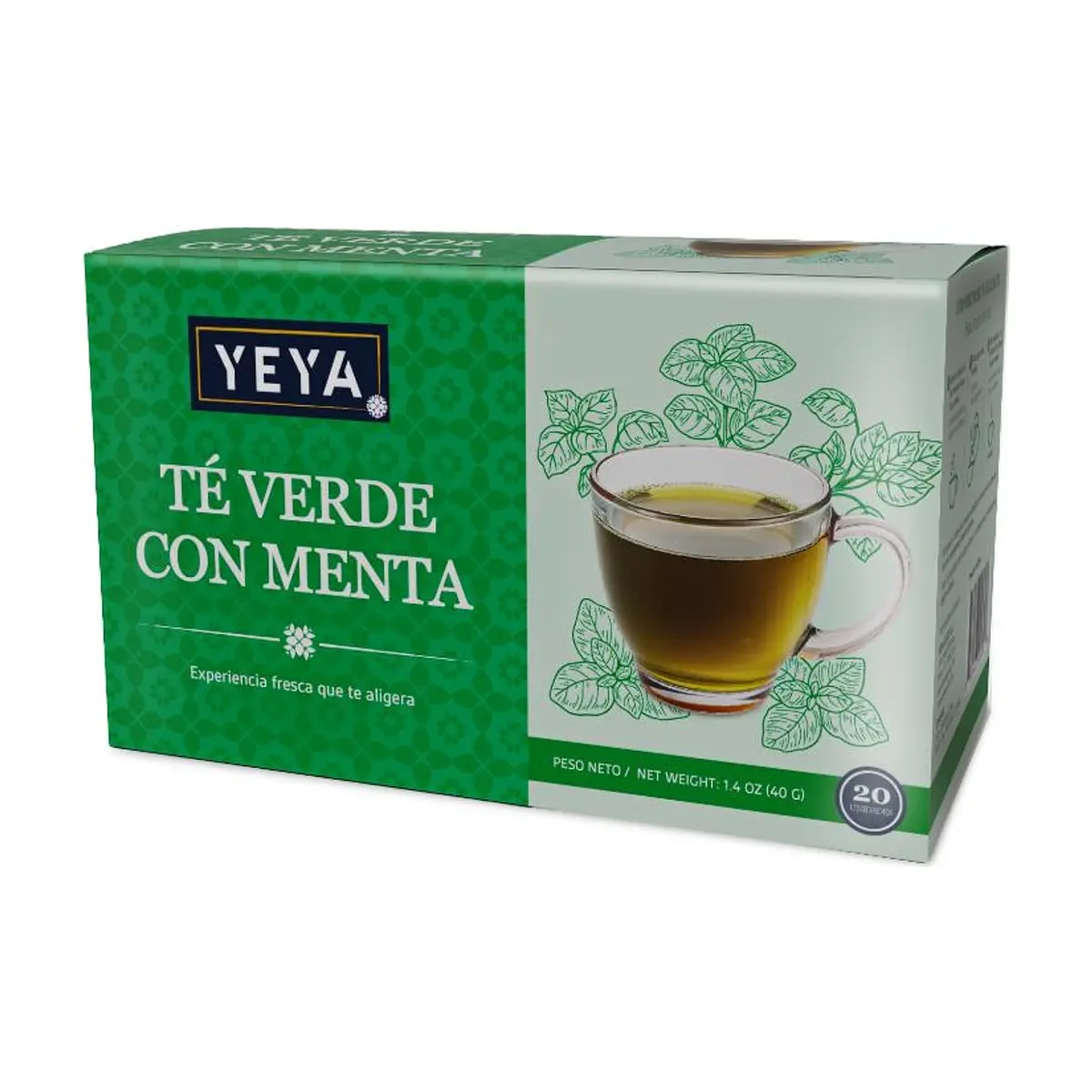Té verde con menta YEYA (40 g / 1.4 oz)