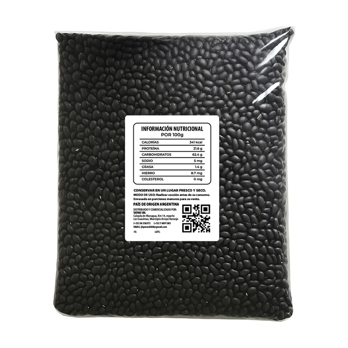 Frijoles negros Campo Vivo (3.17 kg / 7 lb) - Thumbnail 3