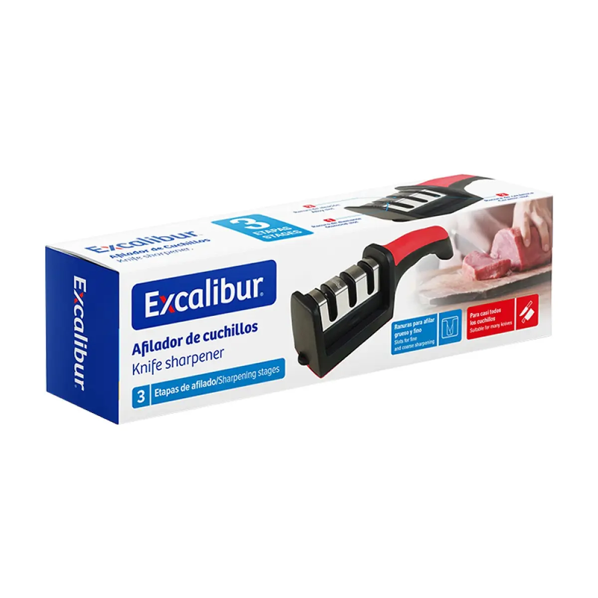 Amolador afilador de cuchillos Excalibur