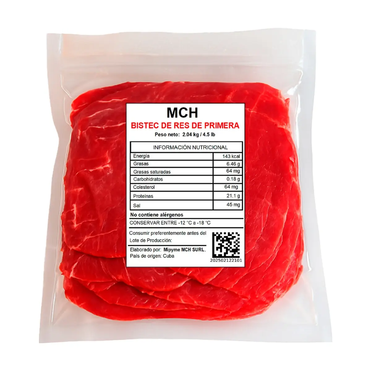 Bistec de res de primera MCH (2.04 kg / 4.5 lb) - Thumbnail 5