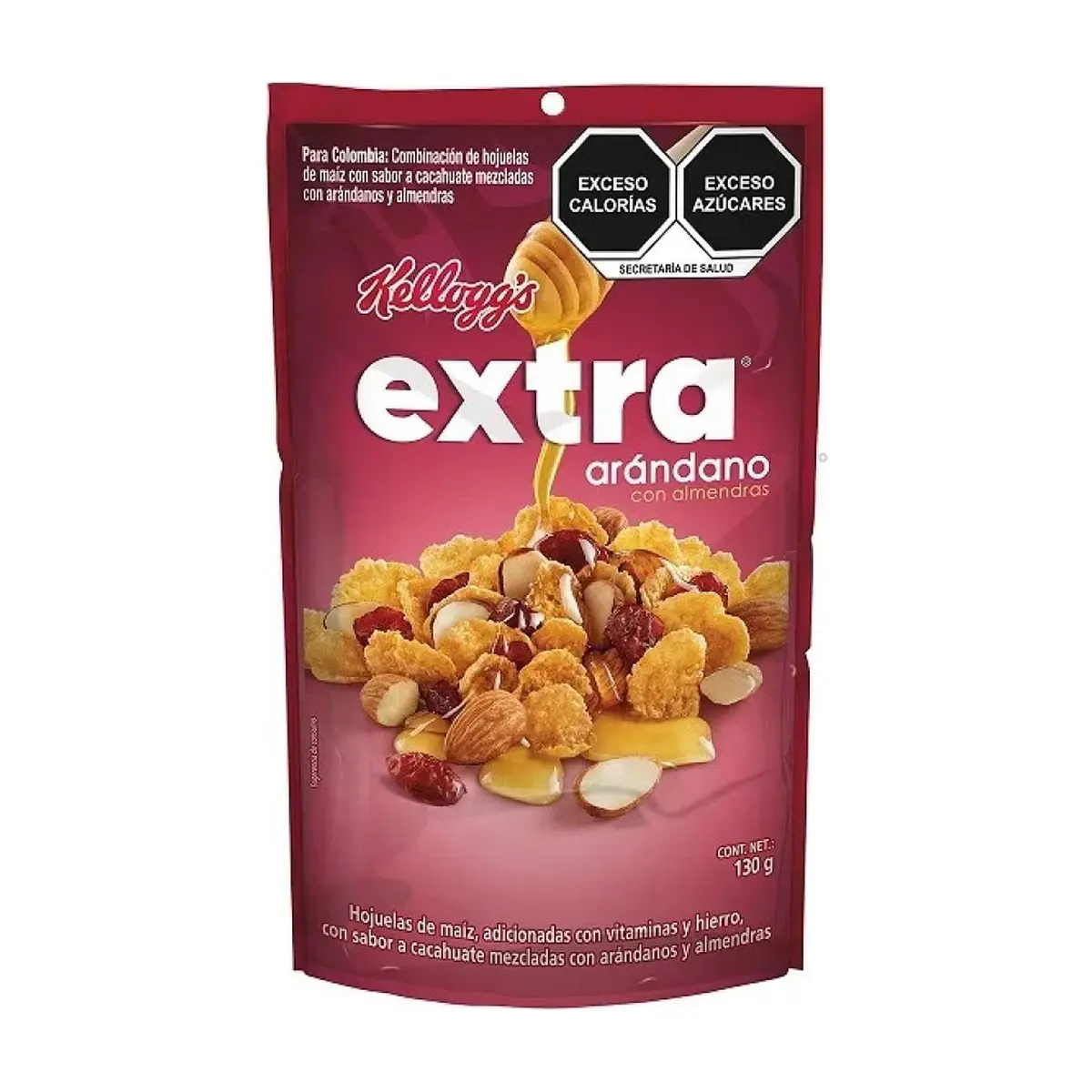 Cereal extra arándanos con almendras Kellogg's (130 g / 4.59 oz) - Miniatura 4