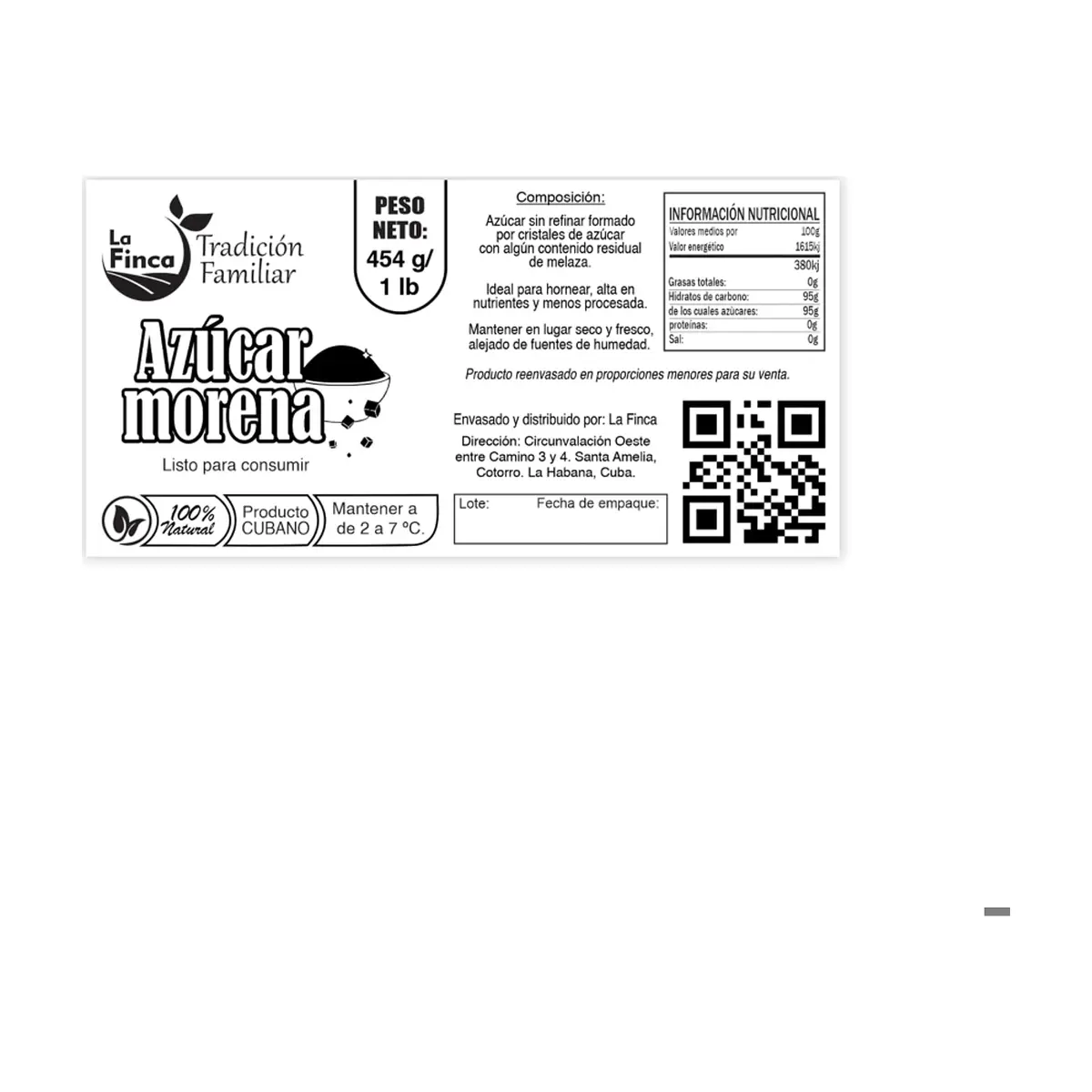 Azúcar morena La Finca (454 g / 1 lb) - Miniatura 5