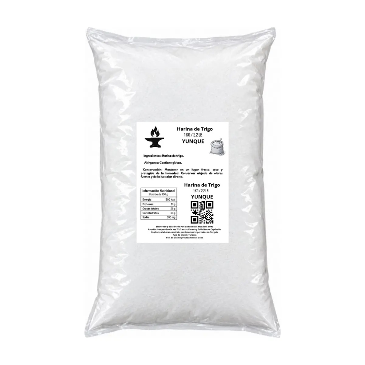 Harina de trigo Yunque (1 kg / 2.2 lb) - Thumbnail 3