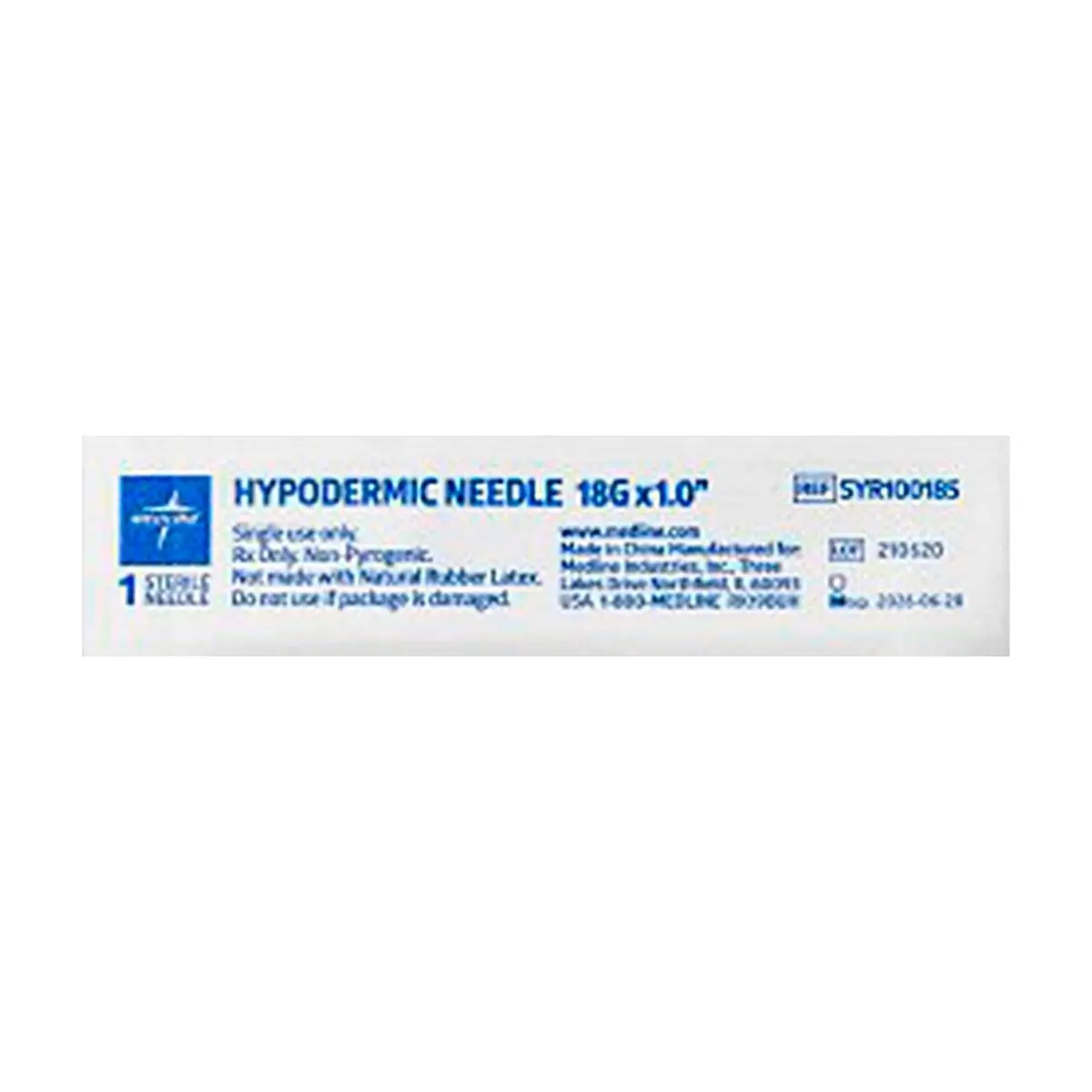 Aguja hipodérmica para inyección 18 g / 1.0" Medline - Thumbnail 2