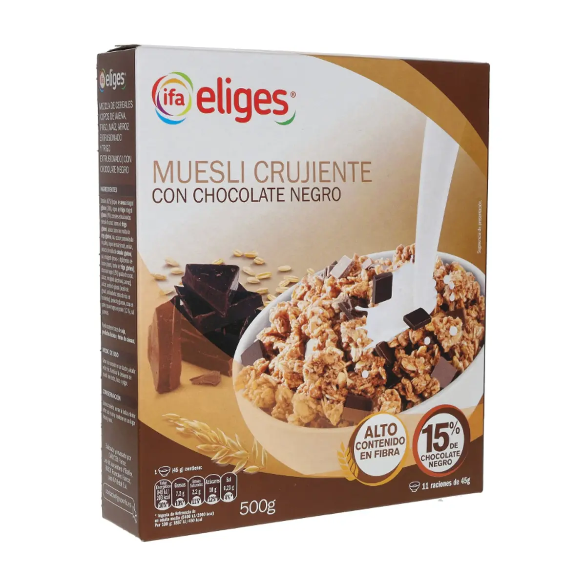 Muesli crujiente con chocolate Ifa Eliges (500 g / 1.1 lb) - Miniatura 1