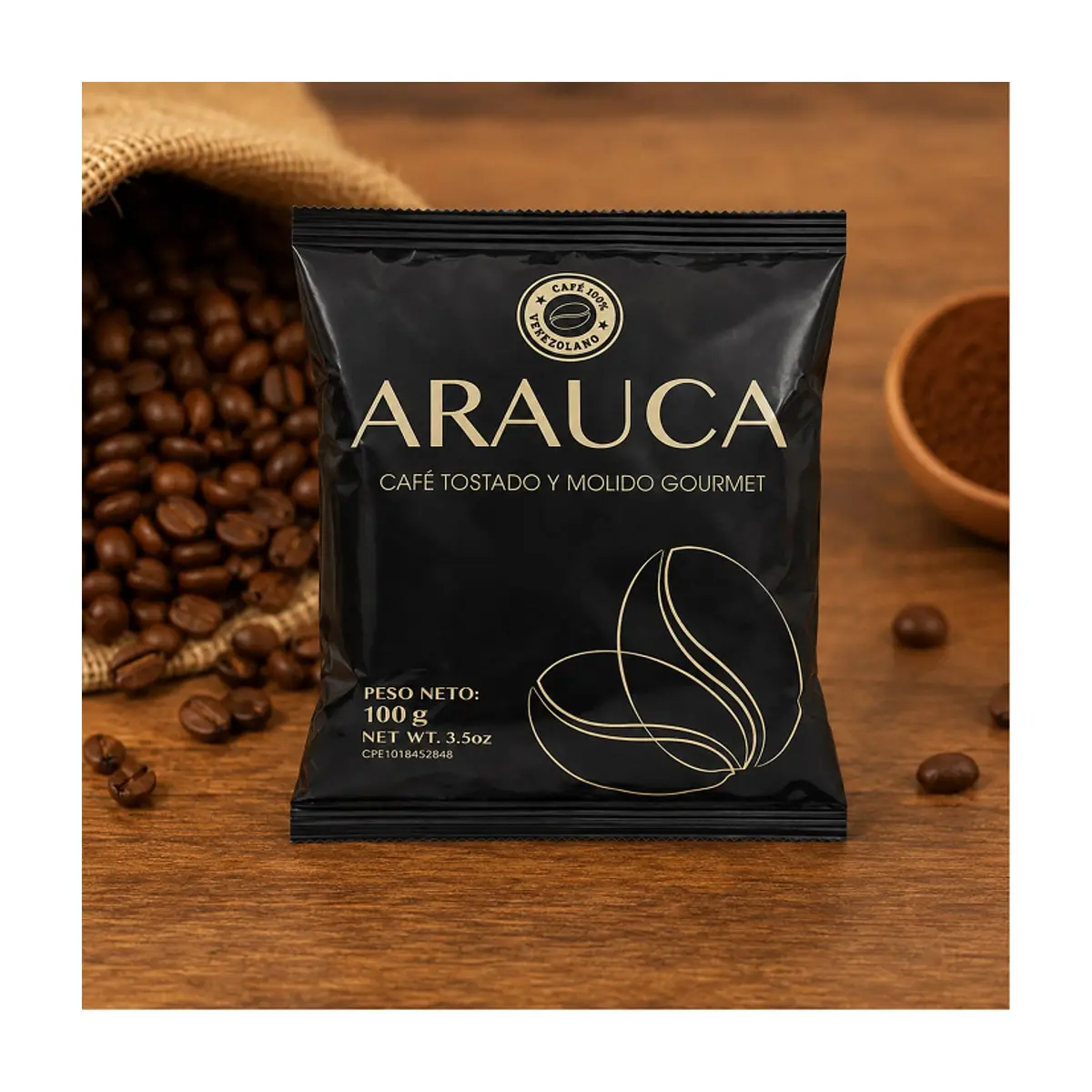 Café tostado y molido gourmet Arauca (100 g / 3.5 oz) - Thumbnail 4