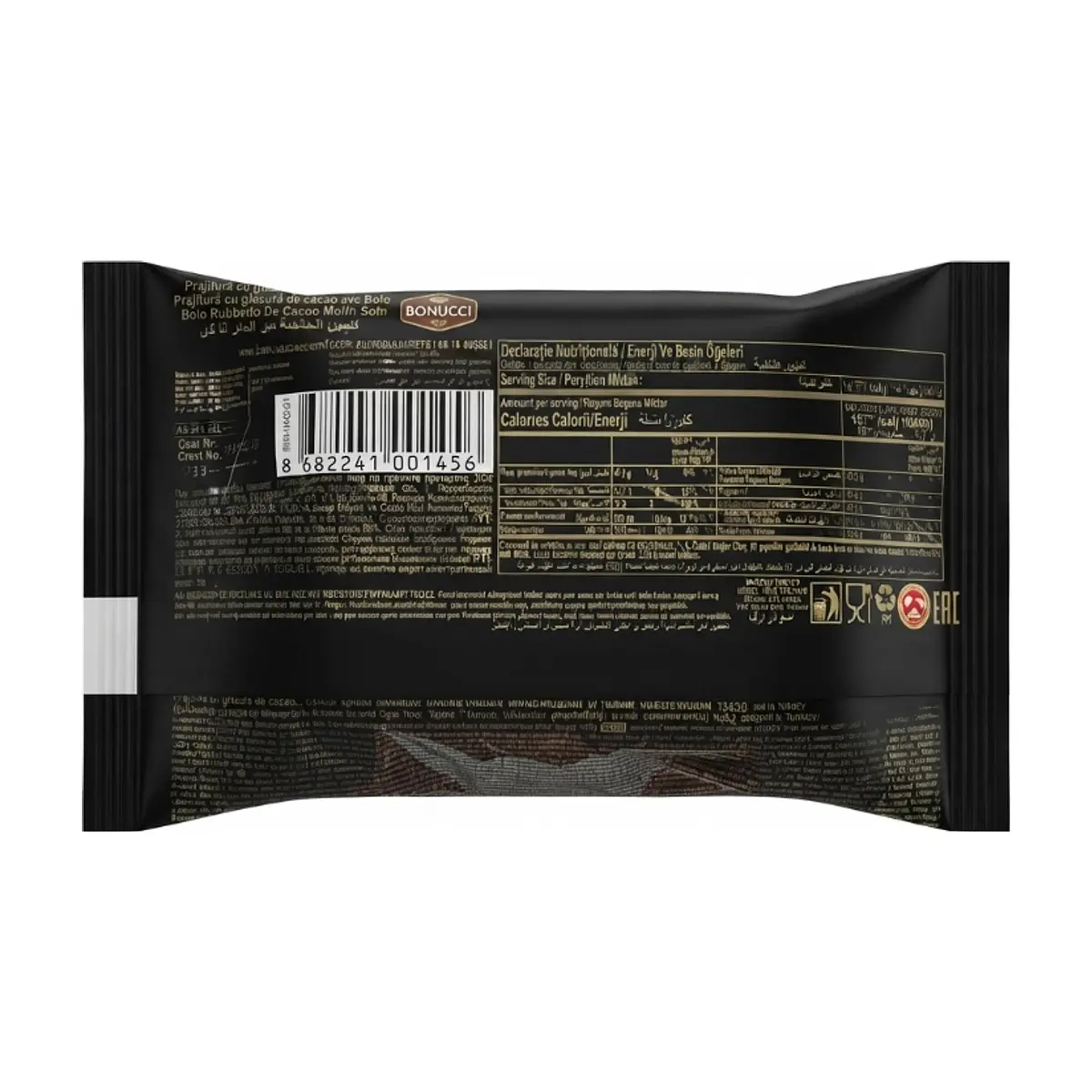 Dona rellena y cubierta de crema de cacao Bonucci (40 g / 1.41 oz) - Thumbnail 2
