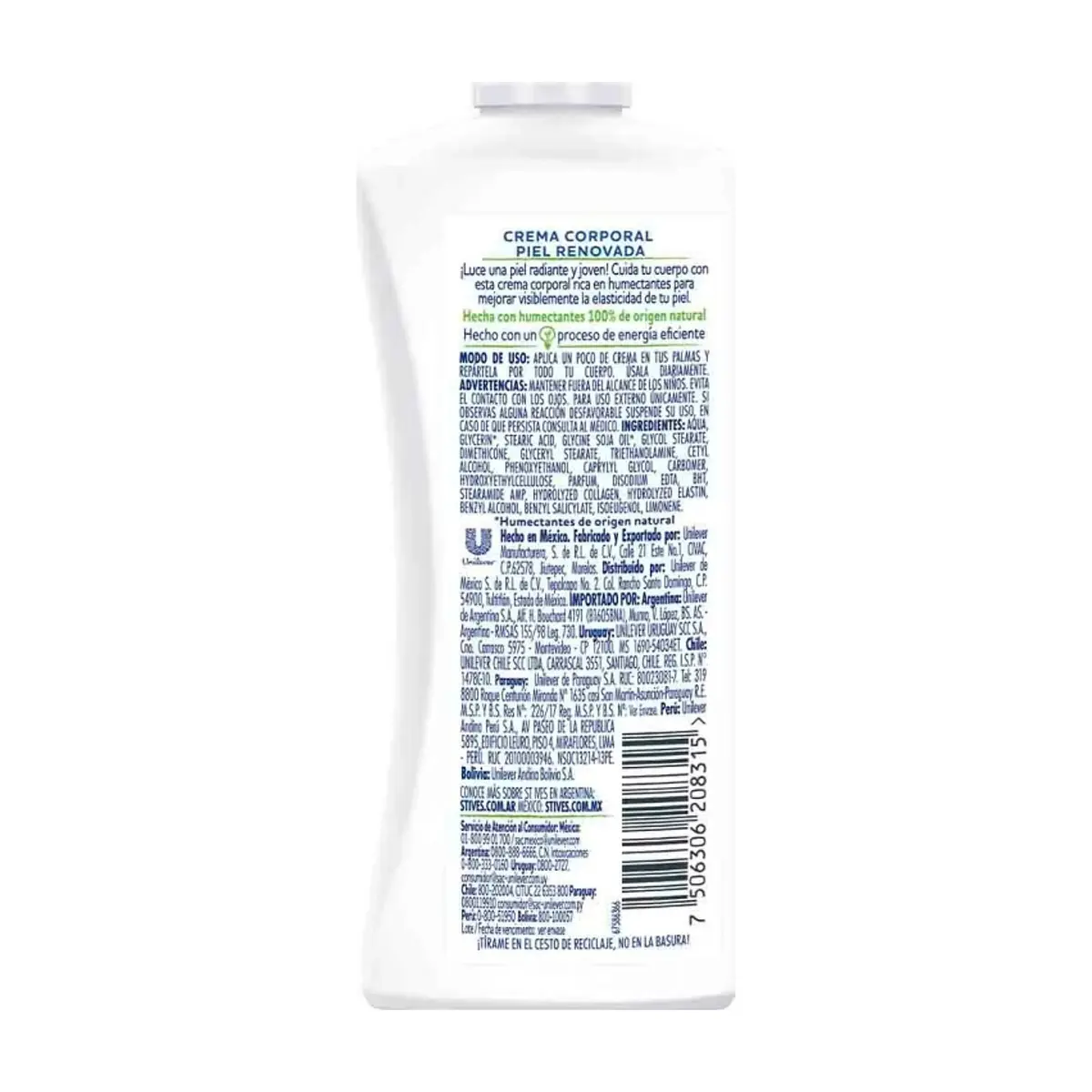 Crema corporal con colágeno y elastina piel renovada St Ives (200 ml) - Thumbnail 3