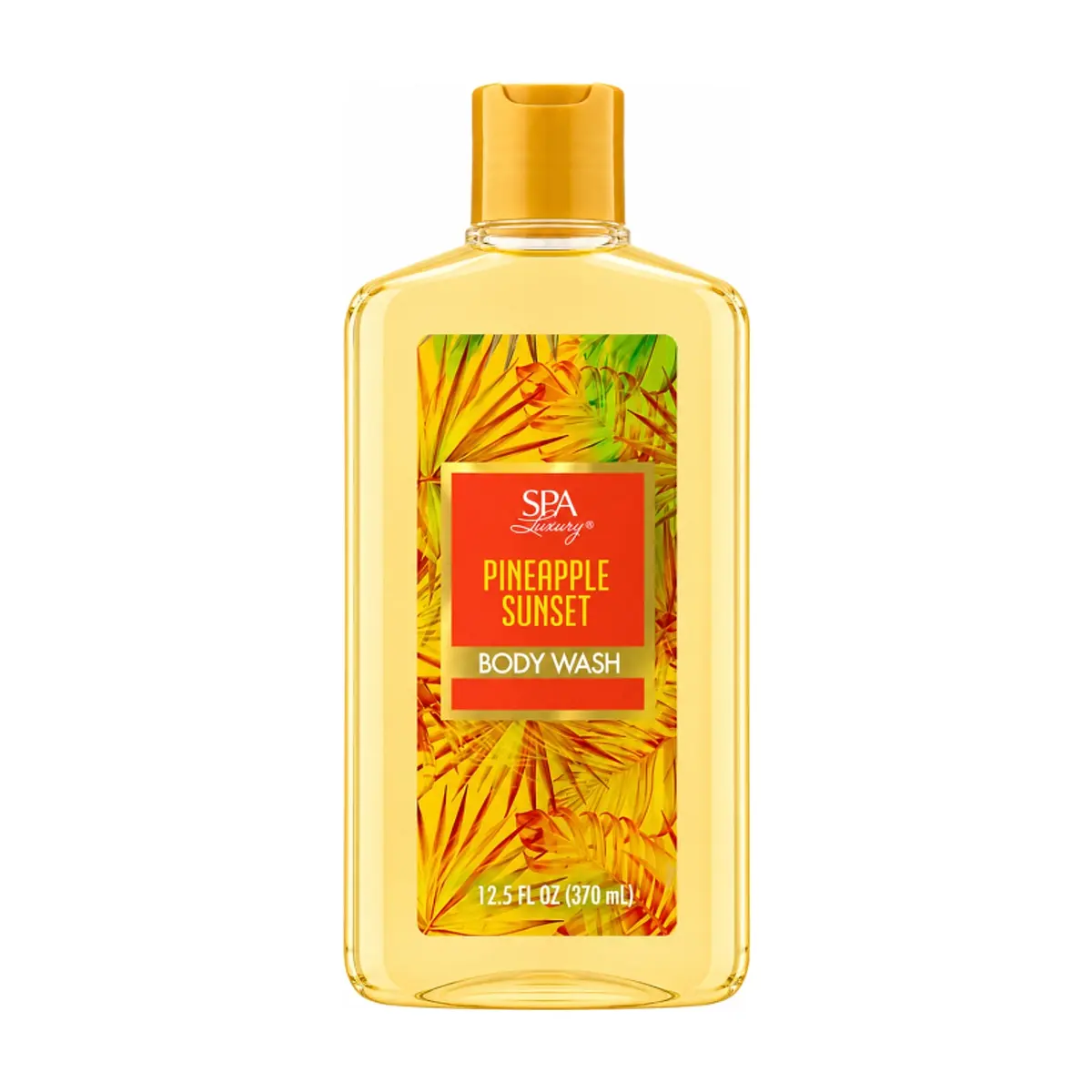 Gel de baño atardecer de piña Spa Luxury (370 ml / 12.5 oz)