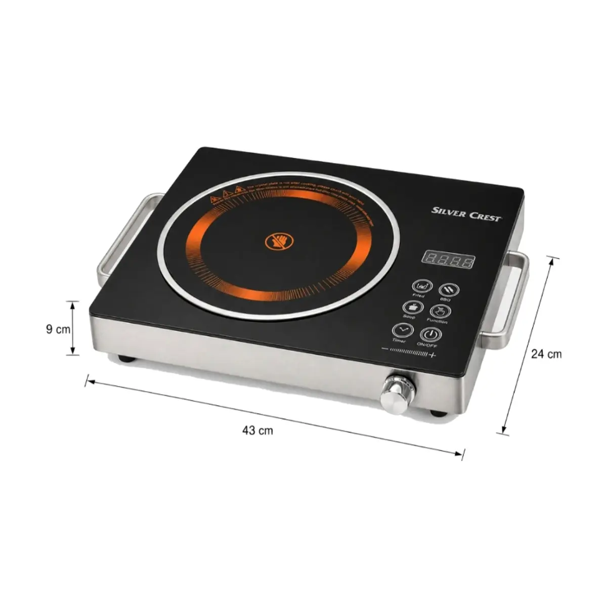 Cocina infrarrojo 3500 W Silver Crest SC-1812-E - Thumbnail 2