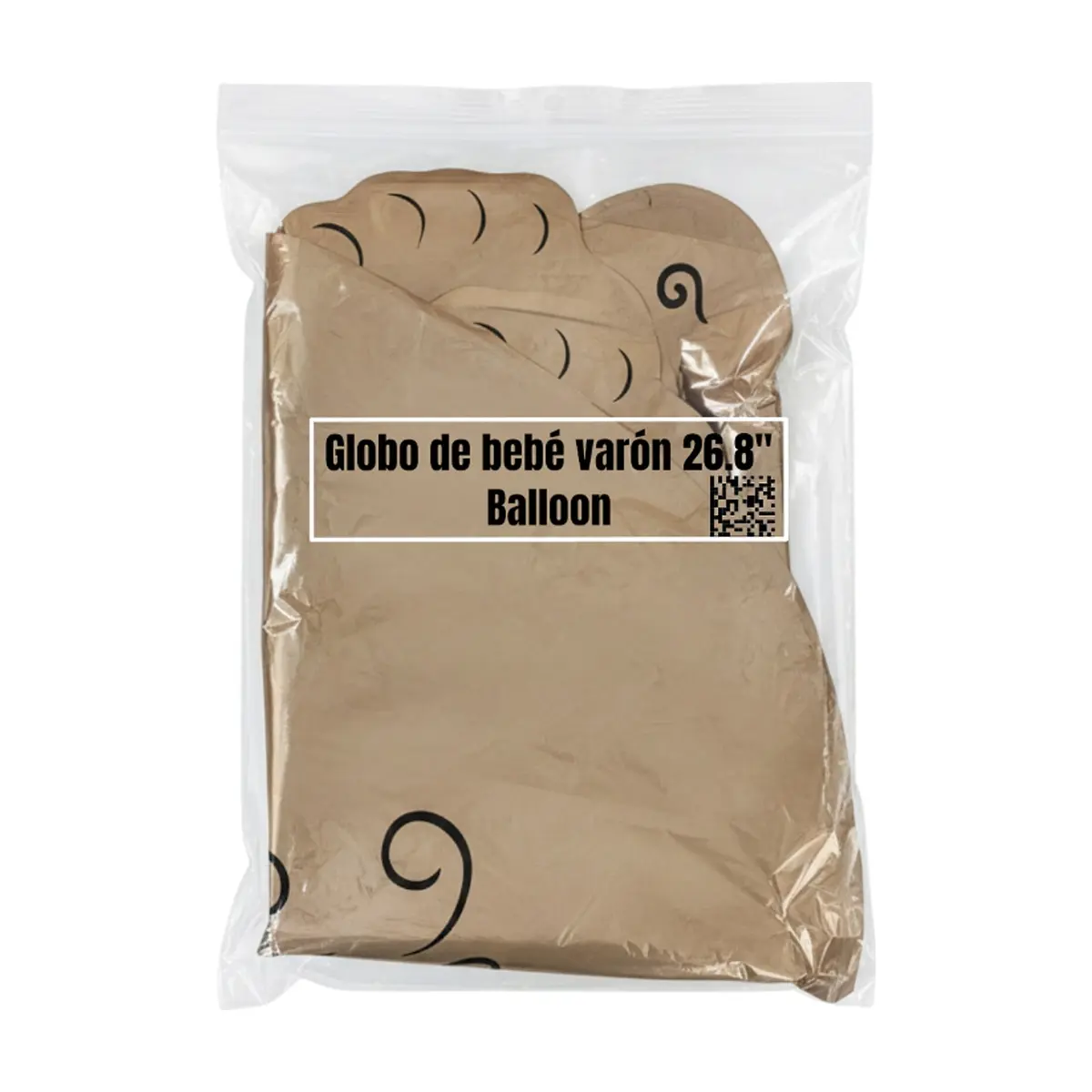 Globo de bebé varón 26.8" Balloon - Thumbnail 2
