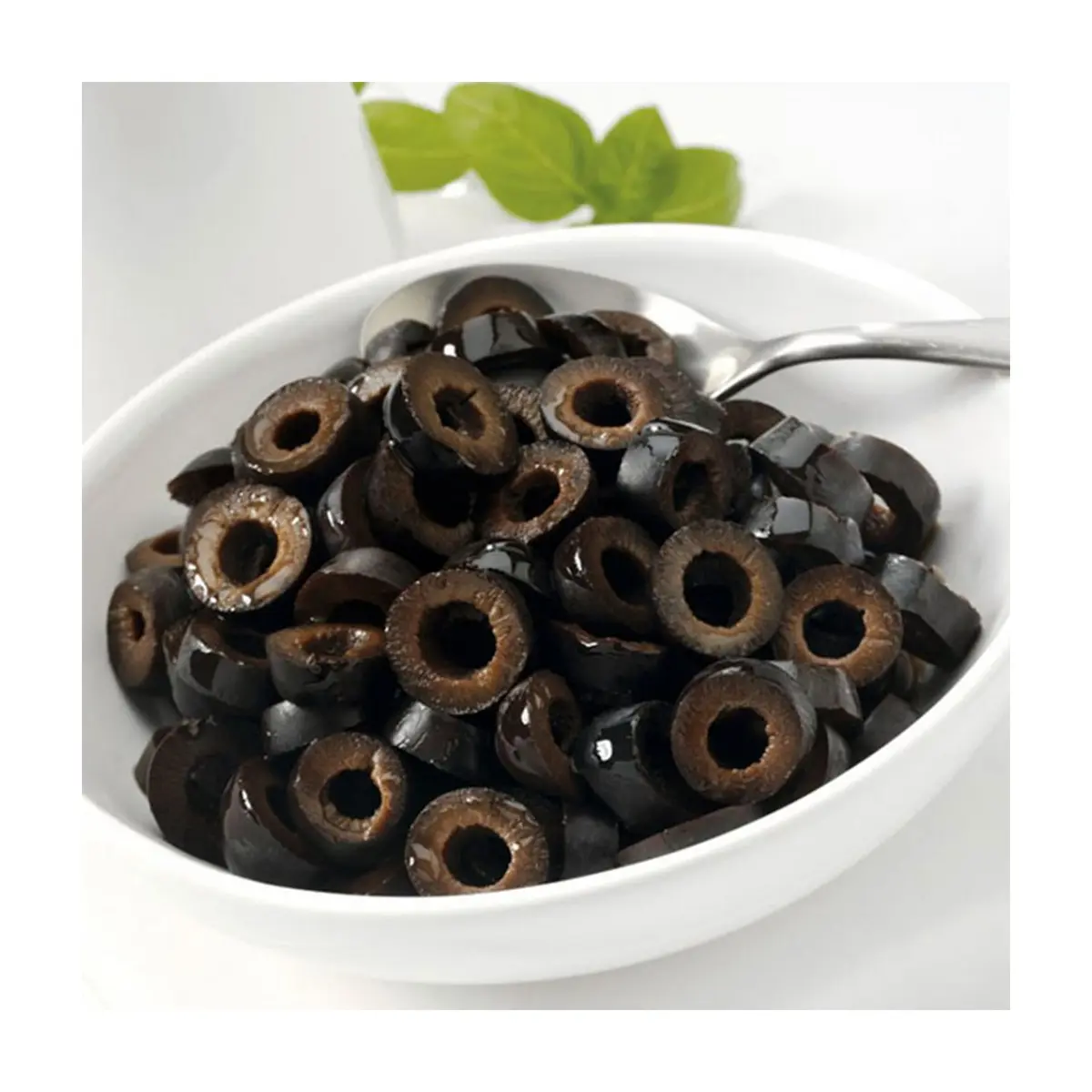 Aceitunas negras en rodajas Burcu (580 g / 1.27 lb) - Thumbnail 4