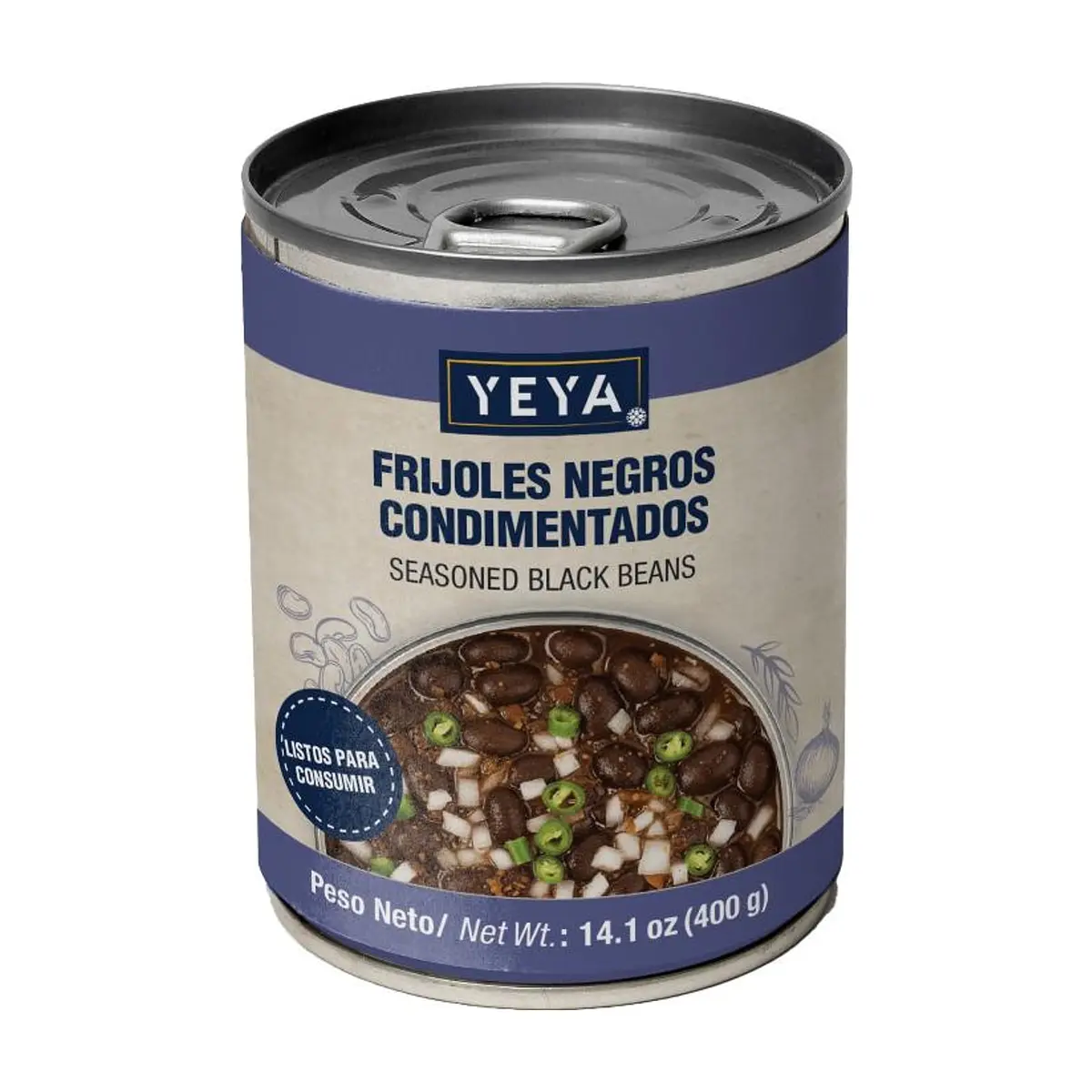 Frijoles Negros Condimentados YEYA (400 g / 14.1 oz)