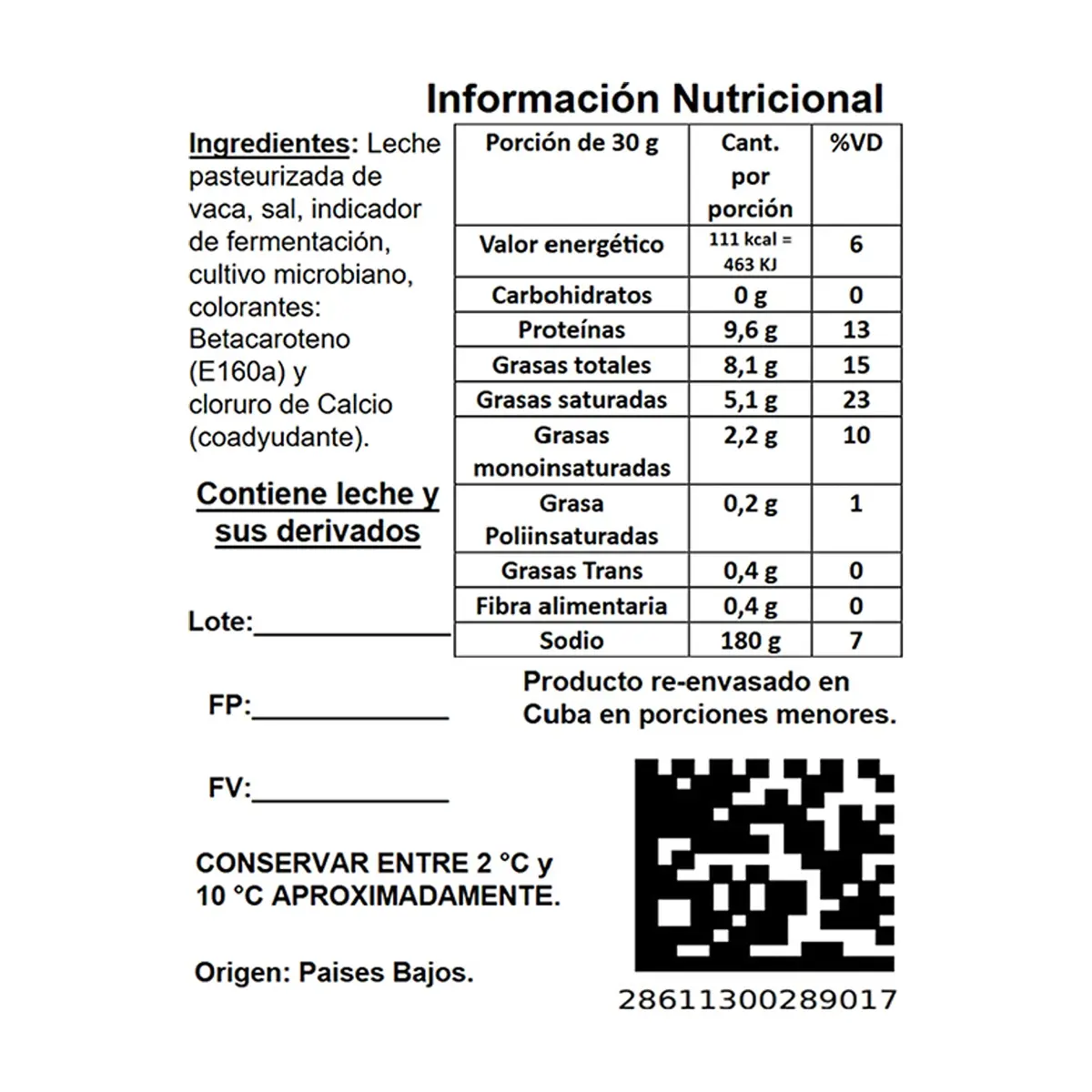 Queso gouda May SM (454 g / 1 lb) - Thumbnail 3