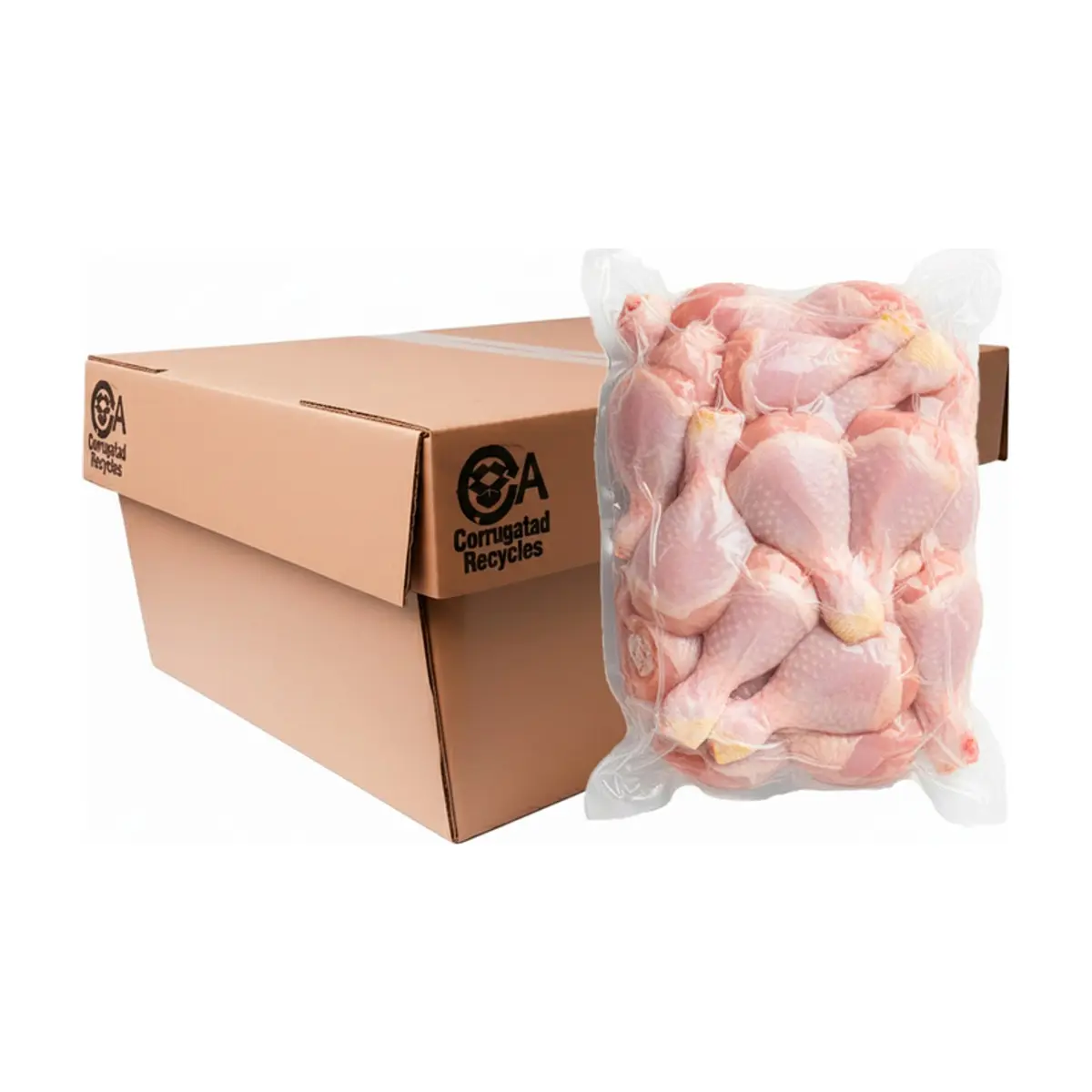Caja de muslos de pollo en solución de agua y vinagre Tyson (18.14 kg / 40 lb) - Miniatura 1