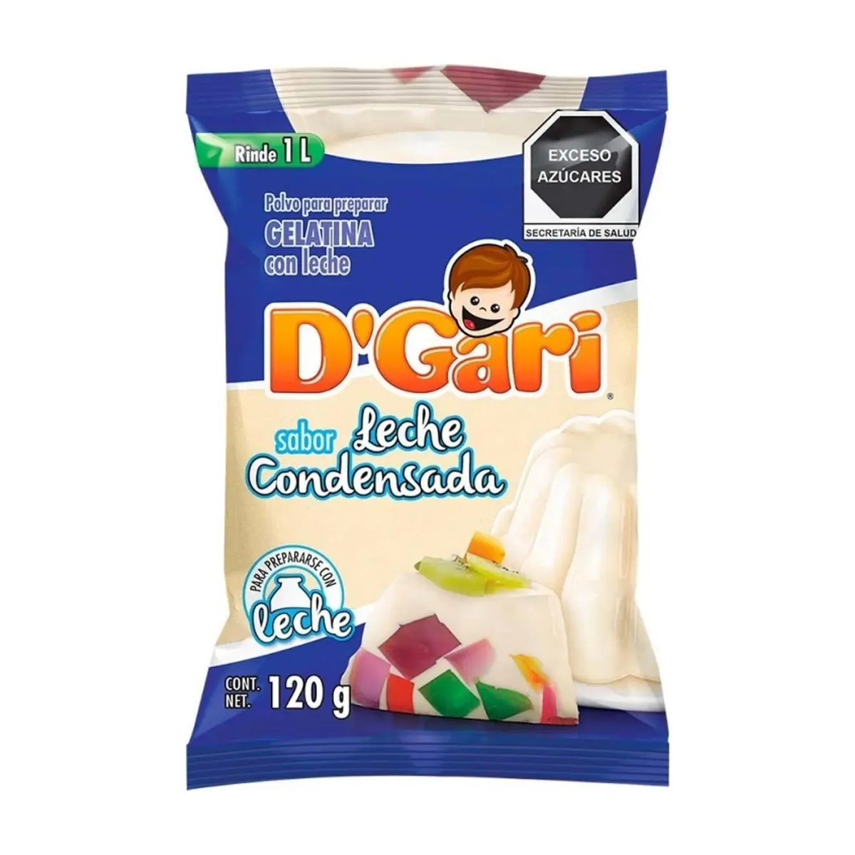 Gelatina de sabor leche condensada D'Gari (120 g / 4.23 oz) - Thumbnail 2