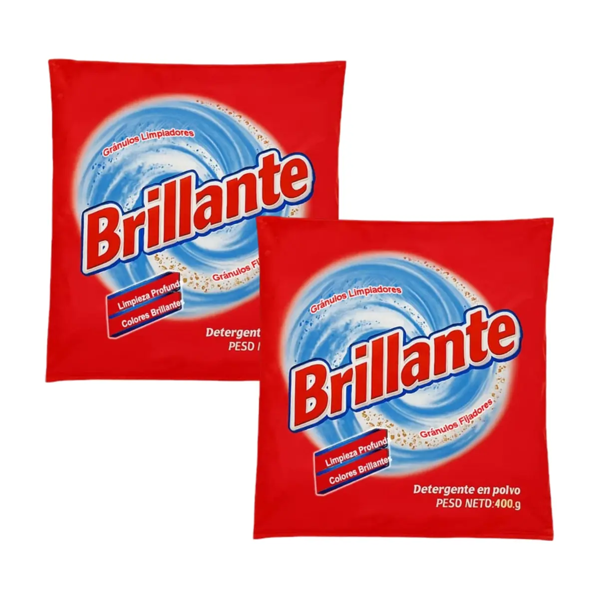 Detergente en polvo Brillante (2 x 400 g / 14.10 oz)