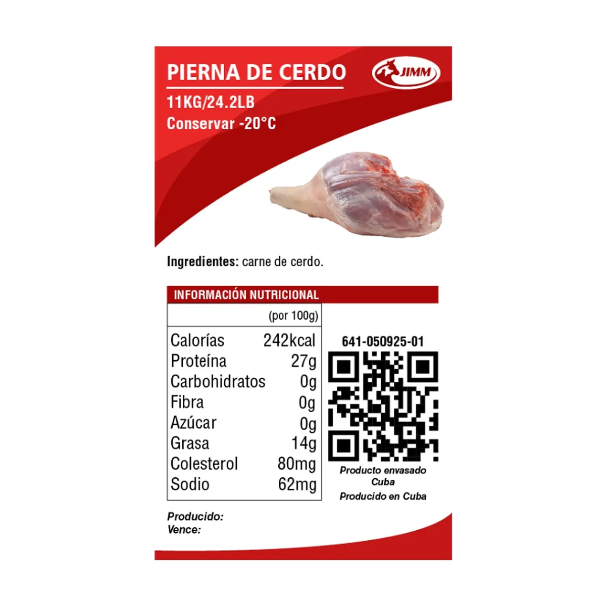Pierna de cerdo Jimm (11 kg / 24.2 lb) - Miniatura 2