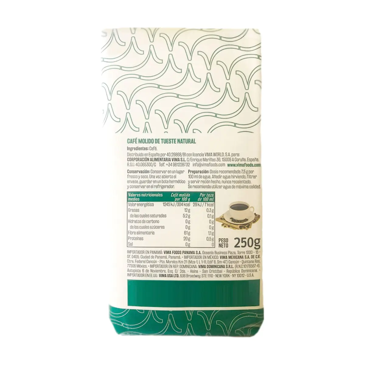 Café molido natural Vima Foods (250 g / 8.81 oz) - Thumbnail 2