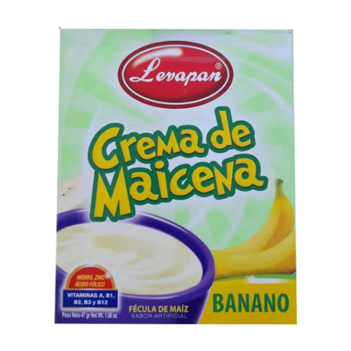 Crema de maicena sabor banana Levapan (47 g / 1.66 oz) - Thumbnail 4