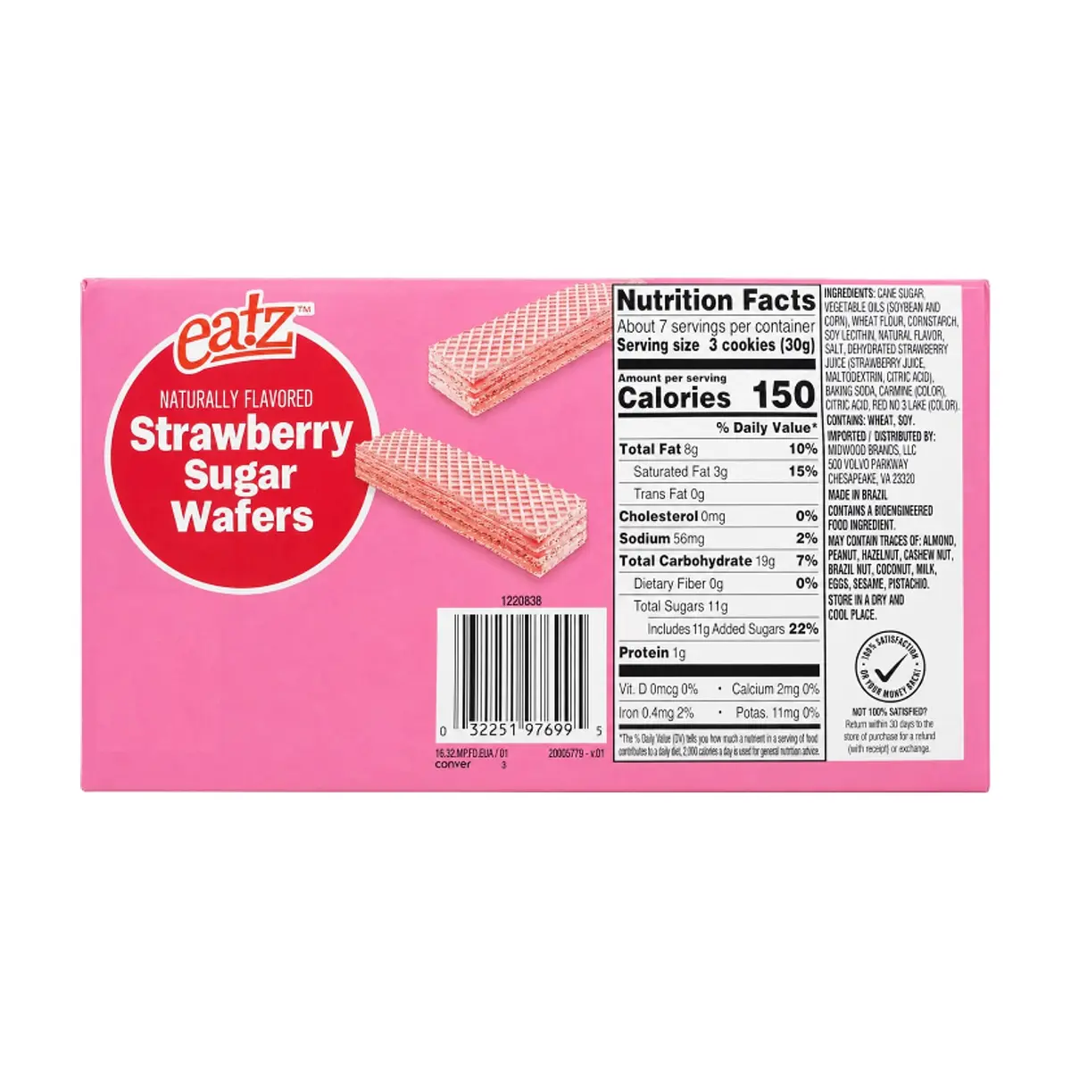 Sorbetos de fresa Eatz (226 g / 8 oz) - Thumbnail 2