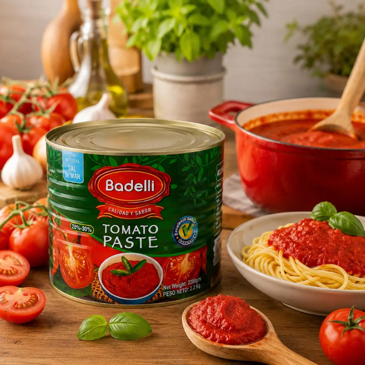 Pasta de tomate Badelli (2.2 kg / 4.85 lb) - Thumbnail 4
