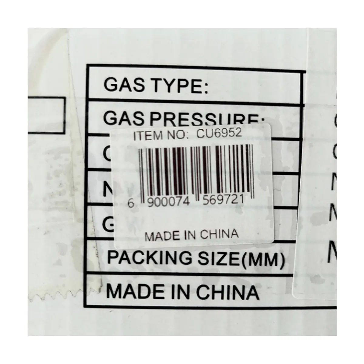 Estufa de gas de 3 quemadores BESSE CU6952 - Thumbnail 4
