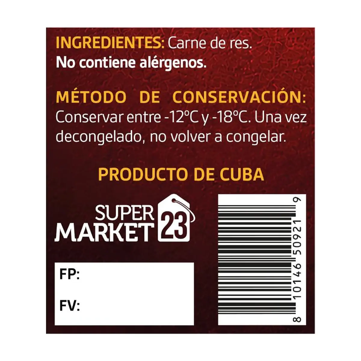 Carne molida de res YEYA (500 g / 1.1 lb) - Miniatura 3