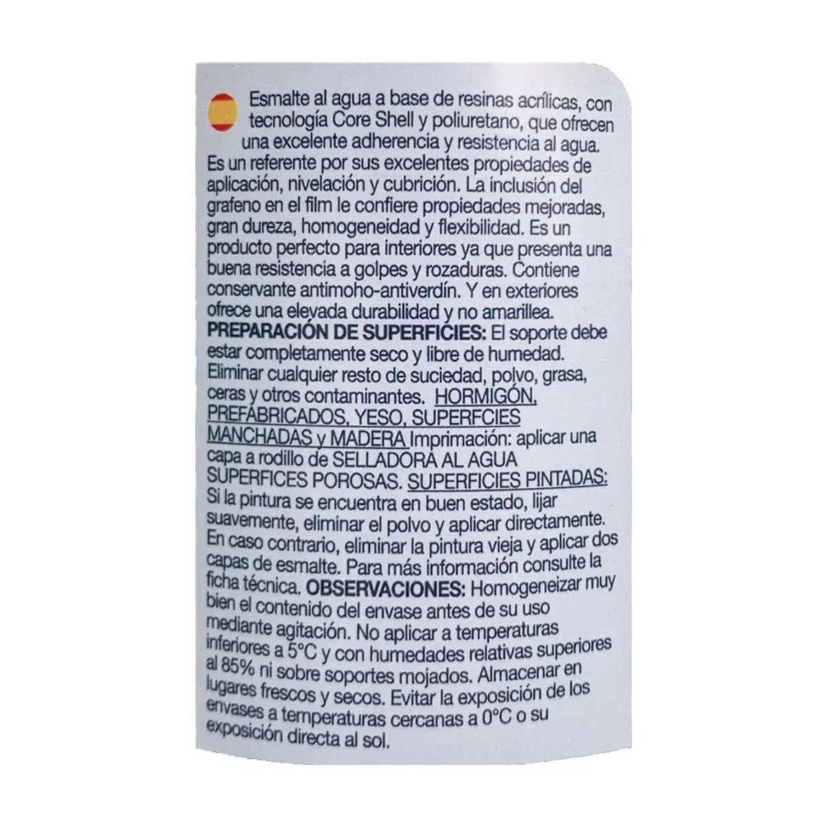 Esmalte multi-superficie ecológico base agua color blanco brillo Macy (750 ml) - Thumbnail 4