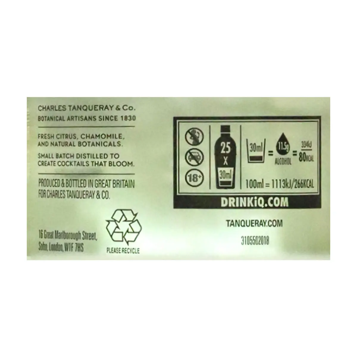 Ginebra Tanqueray No. Ten (750 ml) - Thumbnail 3