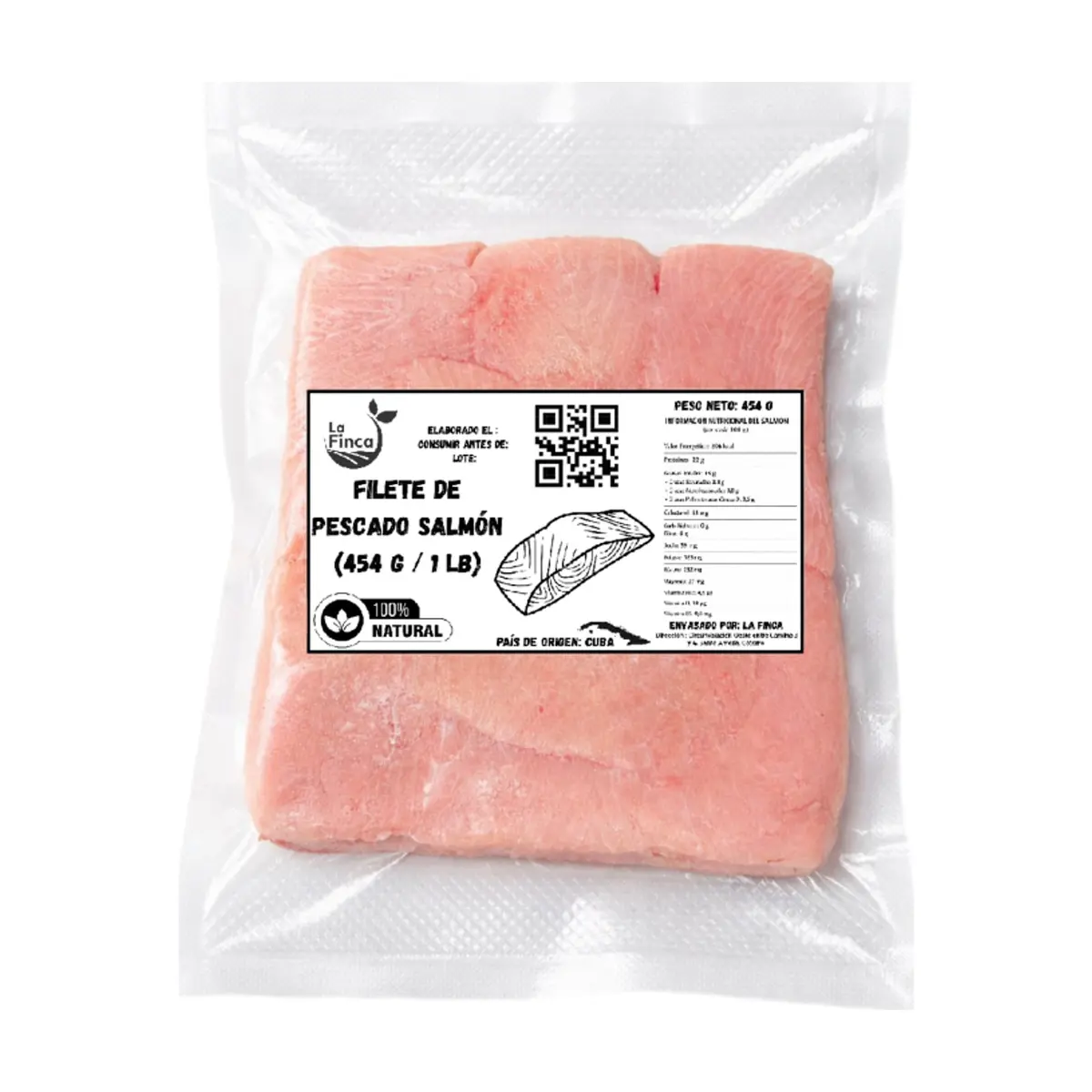 Filetes de salmón La Finca (454 g / 1 lb) - Thumbnail 2
