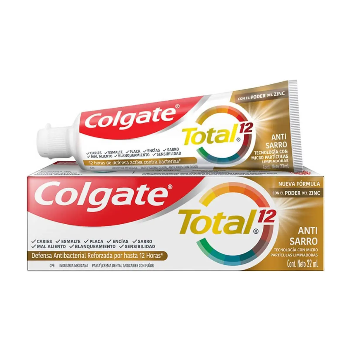 Pasta dental Colgate Total 12 (22 ml) - Thumbnail 5