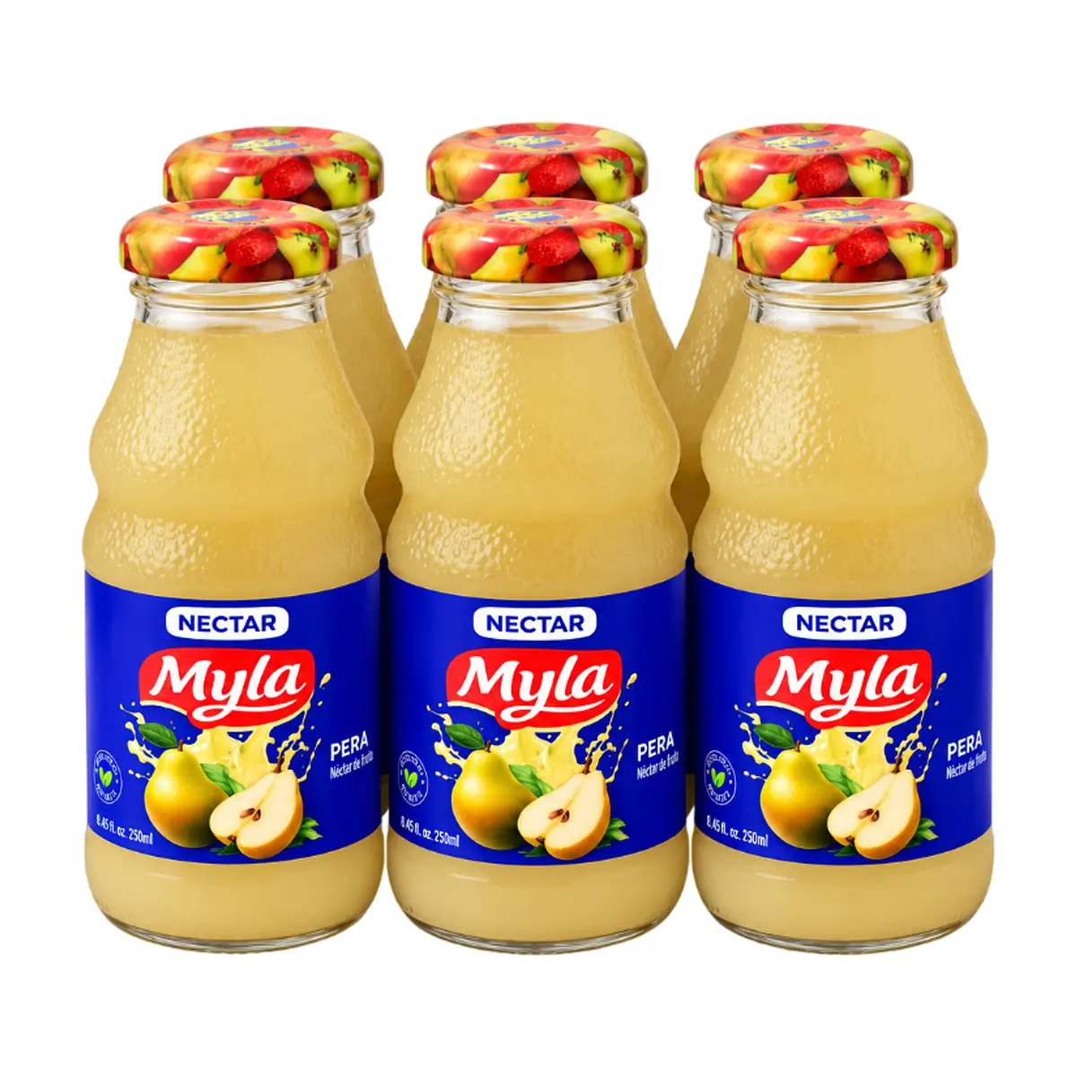 Néctar de pera Myla (6 x 250 ml / 8.5 oz) - Miniatura 1