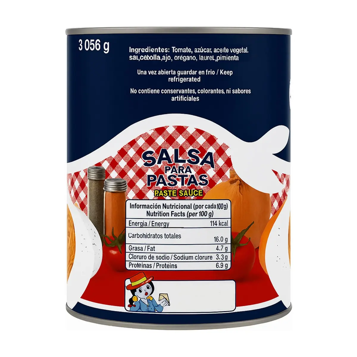 Salsa para pastas Conchita (3.05 kg / 6.72 lb) - Miniatura 4