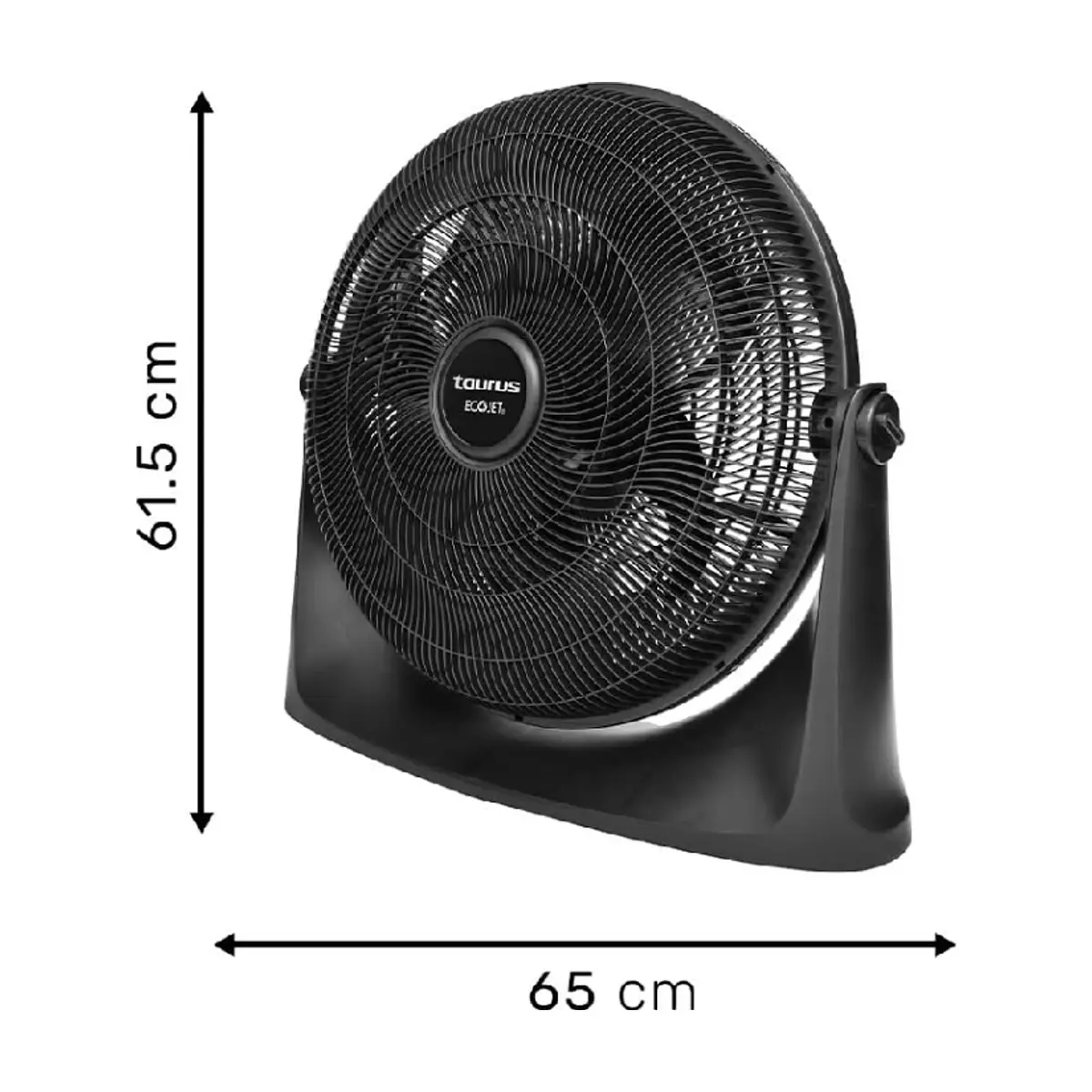 Ventilador circulador de piso de 20 pulgadas color negro Taurus Rush - Miniatura 2