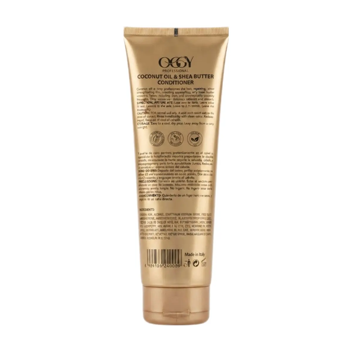 Set de champú y acondicionador con aceite de coco y manteca de karité brasileña Oggy (2 x 250 ml) - Miniatura 2