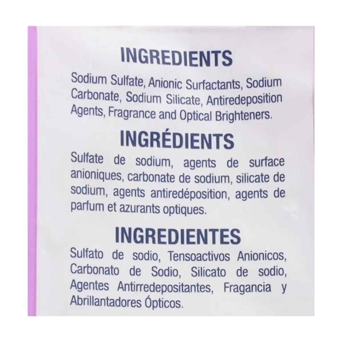 Detergente en polvo de fragancia lavanda America Fresh (400 g / 14.10 oz) - Miniatura 3