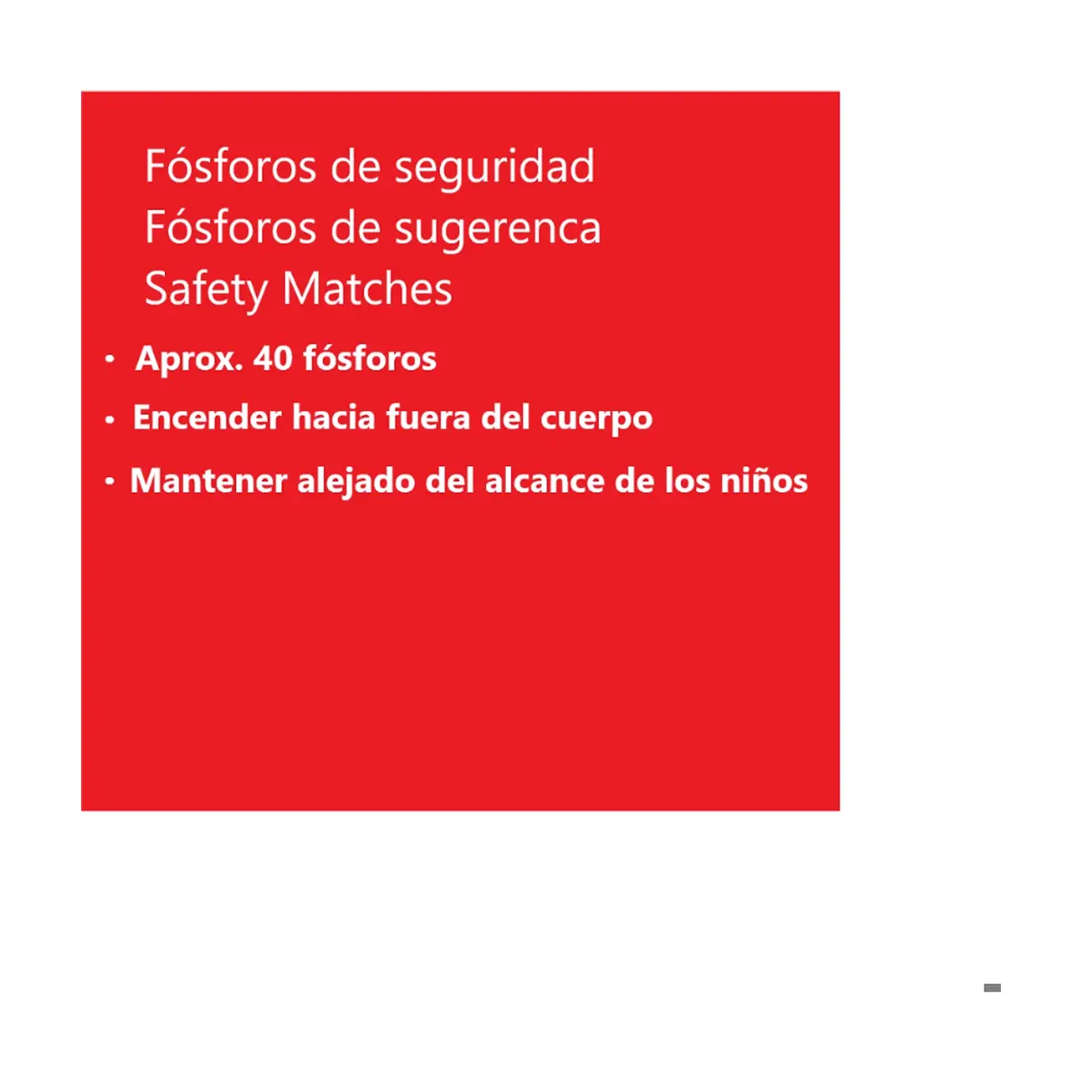 Fósforos de seguridad Energy (7.5 g) - Miniatura 3