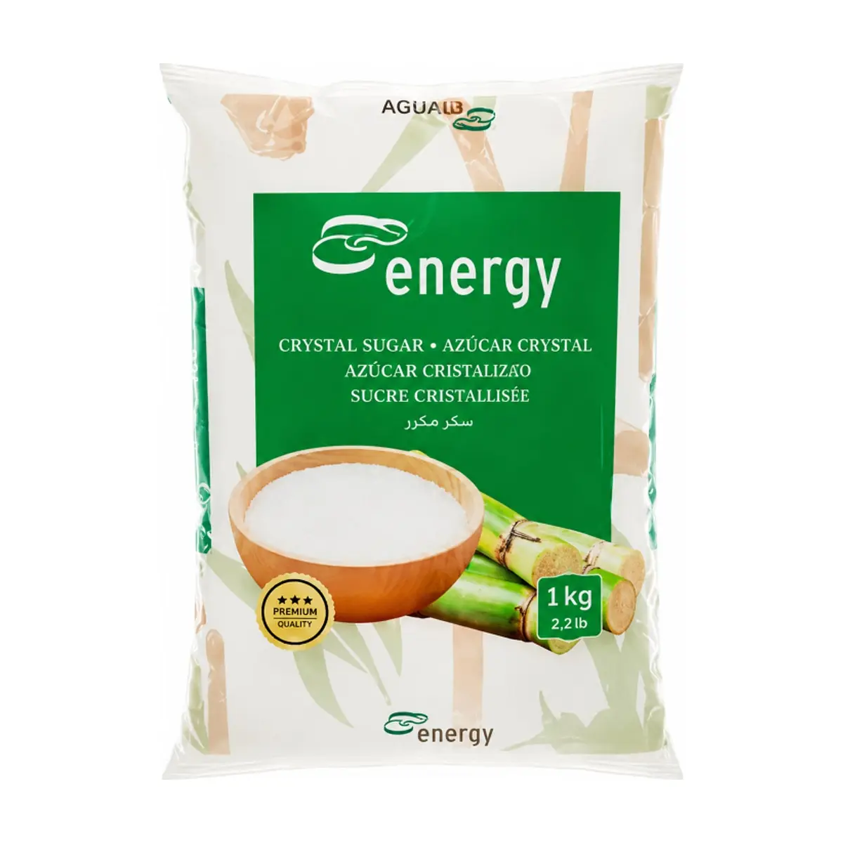 Azúcar blanca cristalina Energy (1 kg / 2.2 lb) - Miniatura 1